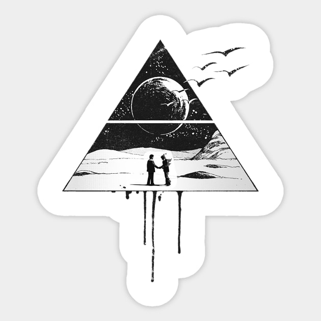 Floyd - The Moon Sticker by ly.s_art